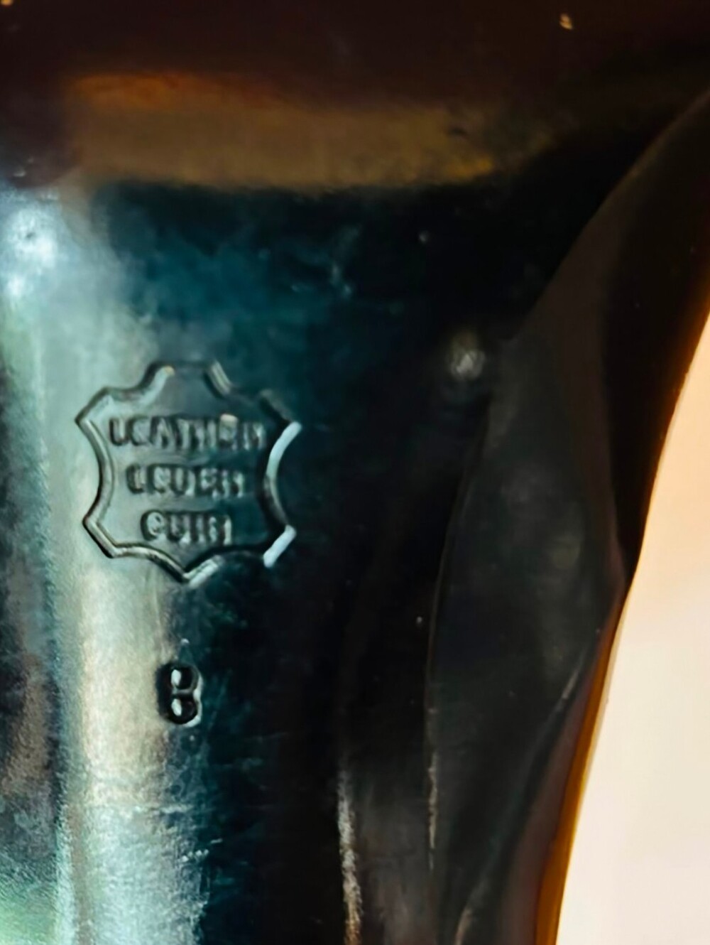 Vintage Charles Jourdan Women's Black Leather Pumps. Made in France. Size 8M - Picture 11 of 13
